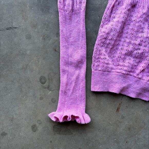 Moda International Turtle Neck Sweater Women's M Pink Knit Long Sleeve 36010042 - Picture 3 of 15